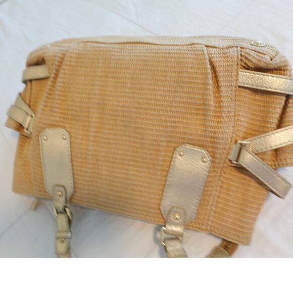 Michael Kors Gansevoort Cognac Leather Satchel Tote Summer Bag - Picture 10 of 10